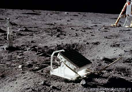Рефлектор, оставленный на Луне астронавтами миссии «Аполлон»-11