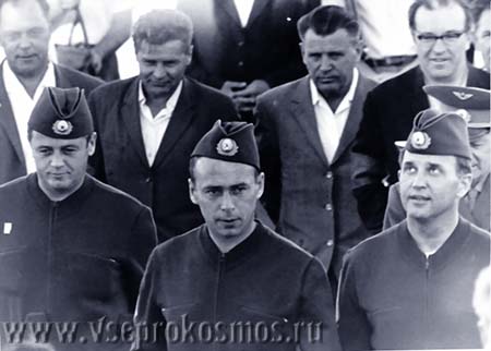 Экипаж «Союза-11»: Георгий Добровольский, Виктор Пацаев и Владислав Волков