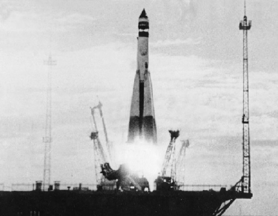 Запуск первого искусственного спутника Земли с космодрома Байконур